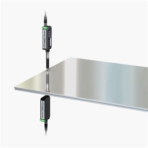 thickness measurement transducer|keyence thickness chart.